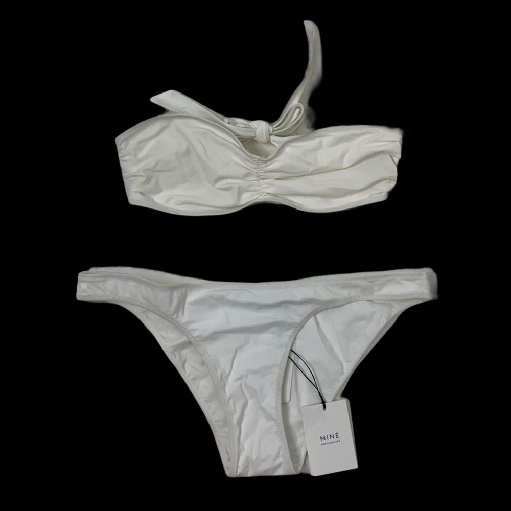 Mine’ Mediterranean Bikini Bandeau Top & Bottoms